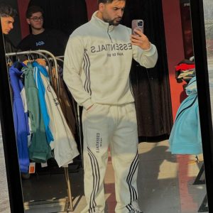 ست دورس و شلوار نیم زیپ ESSENTIALS